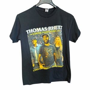 Thomas Rhett The Center Point Road Tour 2021 Black Country Concert Shirt Size Md